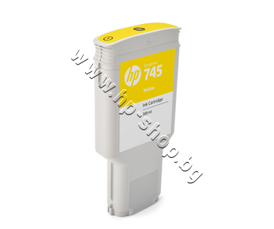 F9K02A  HP 745, Yellow (300 ml)