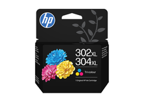 ������� � ����� �� ���������������� �������� � ������ HP 302XL/304XL, Tri-color
