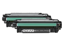 Тонер касети и тонери за цветни лазерни принтери » Тонер HP 504X за CP3525/CM3530 2-pack, Black (2x10.5K)