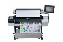 Широкоформатни принтери и плотери » Плотер HP DesignJet T1200 HD mfp