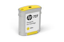 Мастила и глави за широкоформатни принтери » Мастило HP 727, Yellow (40 ml)