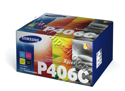 SU375A  Samsung CLT-P406C  SL-C410/C460 4-pack, 4  (4.5K)