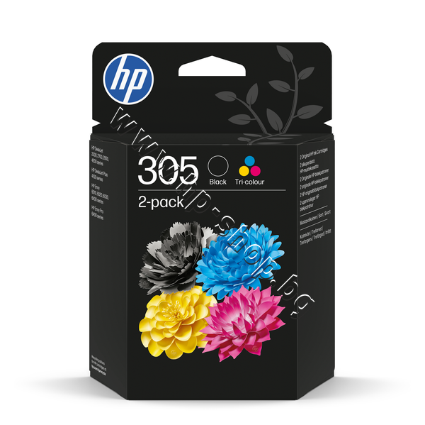 6ZD17AE Касета HP 305 combo 2-pack, 4 цвята - изображение 1 от 1