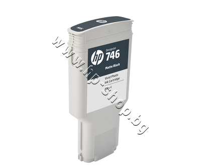 P2V83A  HP 746, Matte Black (300 ml)