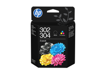 ������� � ����� �� ���������������� �������� � ������ HP 302/304 combo 2-pack, 4 �����