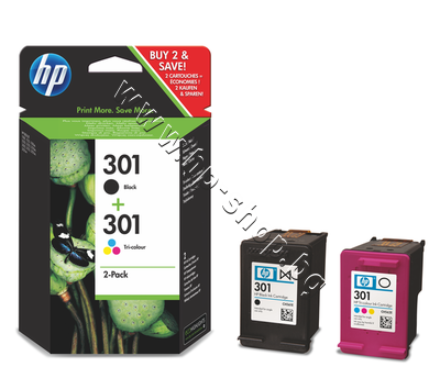 N9J72AE Касета HP 301 combo 2-pack, 4 цвята