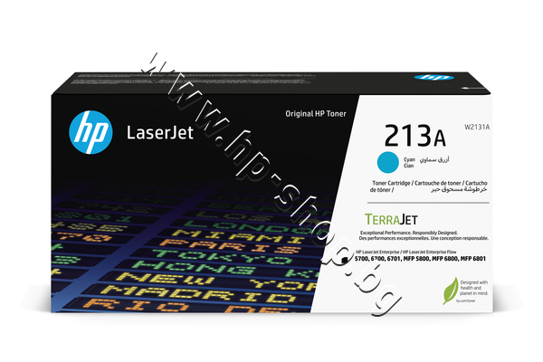 W2131A Тонер HP 213A за 5700/5800/6700/6800, Cyan (3K) - изображение 1 от 4