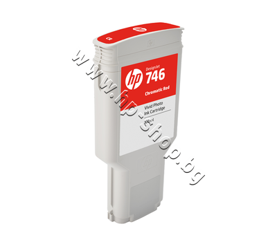 P2V81A  HP 746, Chromatic Red (300 ml)
