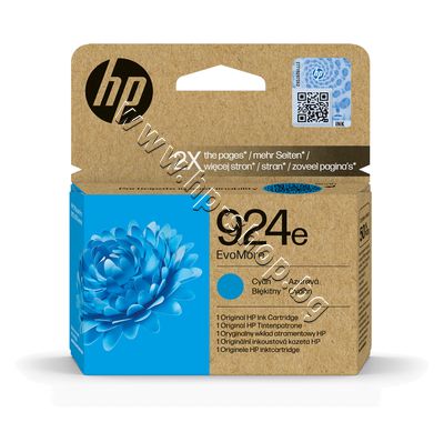 4K0U7NE  HP 924e, Cyan