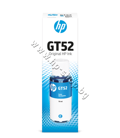 M0H54AE Мастило HP GT52, Cyan